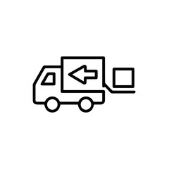 Truck icon symbol vector illustration

