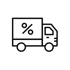 Truck icon symbol vector illustration

