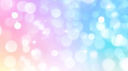Obraz premium Soft Pastel Bokeh Background with Glittering Lights Ideal for Creative Projects, Invitations, and Digital Designs in a Dreamy Aesthetic