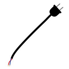 Electric plug with cable
