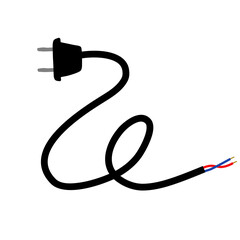 Electric plug with cable