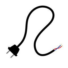 Electric plug with cable