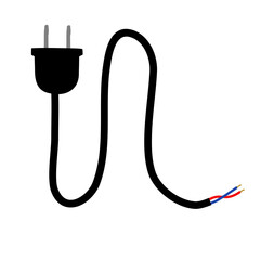 Electric plug with cable