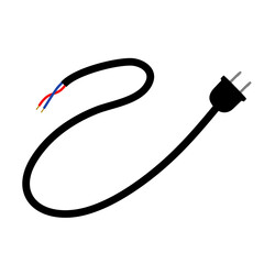 Electric plug with cable