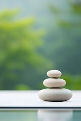 Obraz premium Serene Wellness Practices for Reducing Health Risks Associated with Infection in a Natural Setting