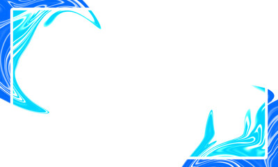 certificate abstract background with creative liquid blue effect design style