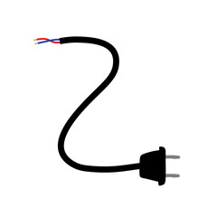 Electric plug with cable