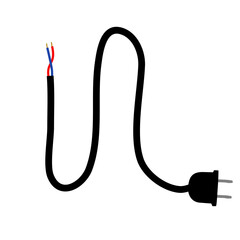 Electric plug with cable