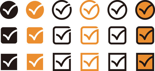 PrintVARIOUS SHAPES AND BOX SHAPES WITH CHECK