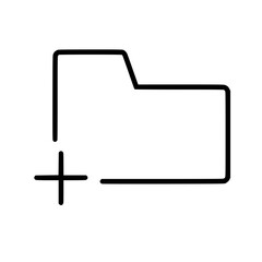 Cute folder icon illustration 