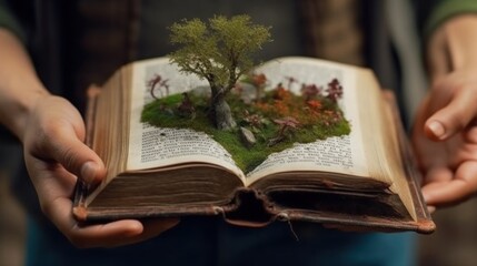 A Miniature World in a Book