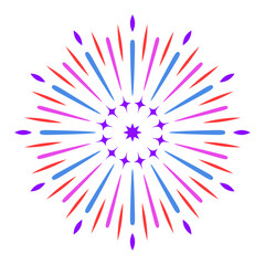 New Year Fireworks Festive and Colorful Celebration