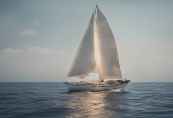 Fototapeta premium travel lake yacht vessel sport transparent sea ocean yachting sky mast sailboat ship sail dimensional river summer 