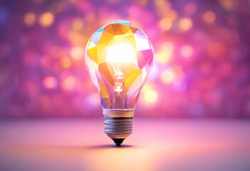 coloured multicolored thinking idea electronic inspiration effective exchange mining cyberspace banner concept cryptocurrency technology virtual creative blockchain bulb glow bright colourful 