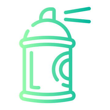 recommend clip art: spray paint Line Gradient Icon