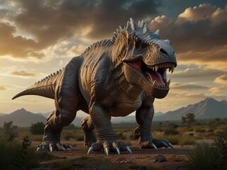 Fototapeta premium t rex dinosaur,tyrannosaurus dinosaur 3d render
