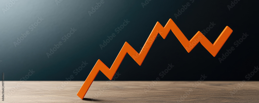Poster dramatic decline in stock values, a striking line graph illustrating a steep drop in market performa
