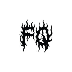 FQ monogram logo design letter text name symbol monochrome logotype alphabet character simple logo