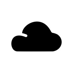 Cloud weather icon signage logo template design trendy.