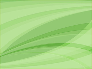 ライトカラーの波形アブストラクト背景＿ライトグリーン