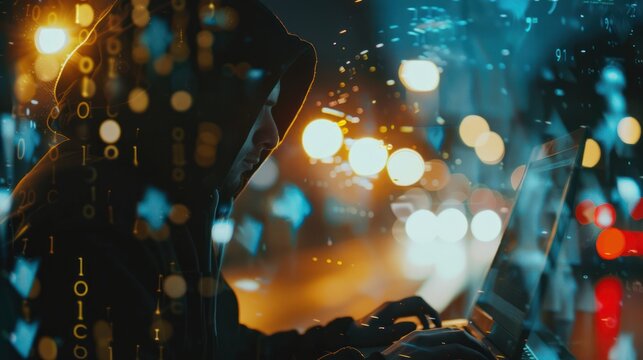 Mysterious Hacker in the Night