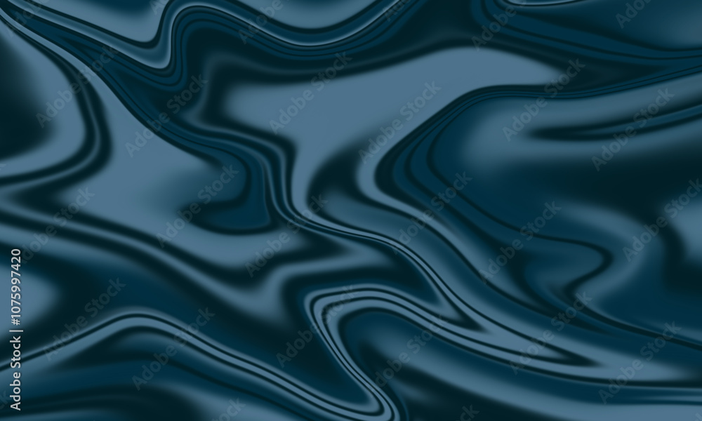 Poster abstract blue marble texture with swirling and flowing patterns.
