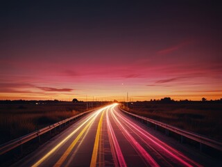 highway at night