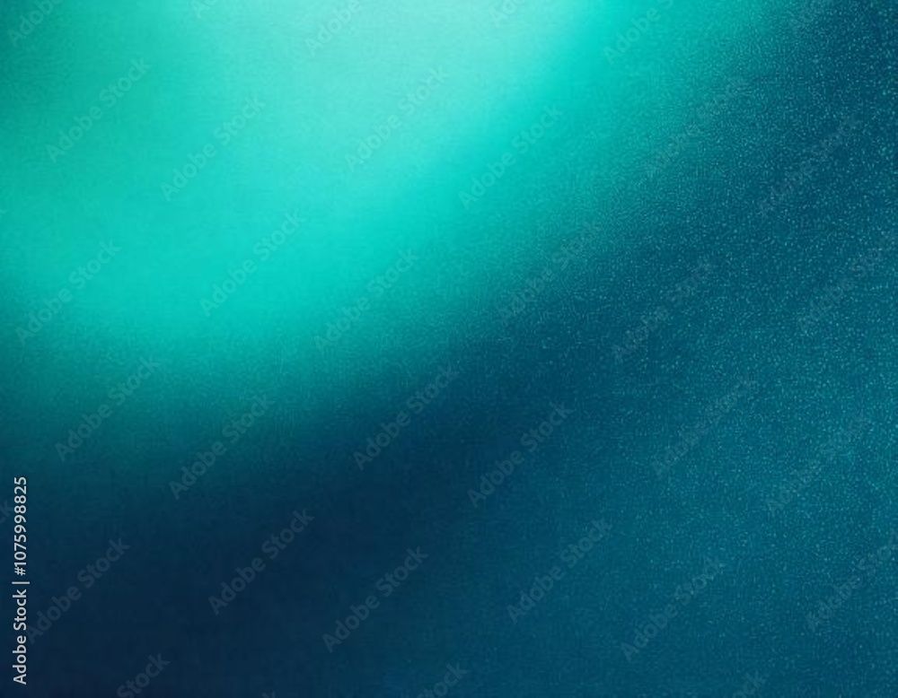 Poster textured abstract background with a turquoise gradient and a dark to light transition