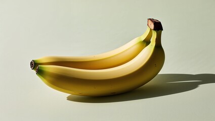 banana fruit on a gradient pastel background