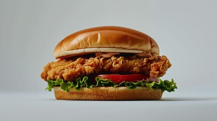 Chicken Tender Sandwich with a Crispy Chicken Tender