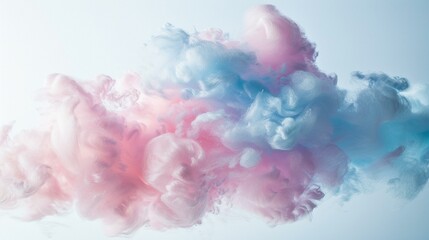 Fototapeta premium A Cloud of Cotton Candy with Its Delicate Texture and Soft Color