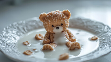 bear biscuits and milk