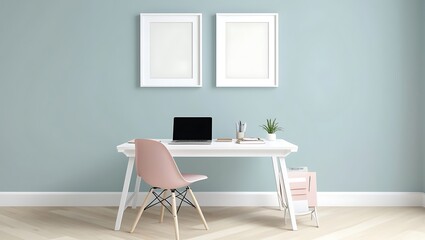 Frame mockup, ISO A paper size. Living room wall poster mockup