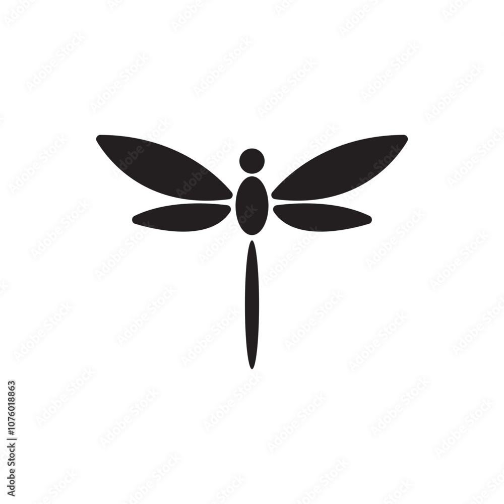 Canvas Prints dragonfly icon vector