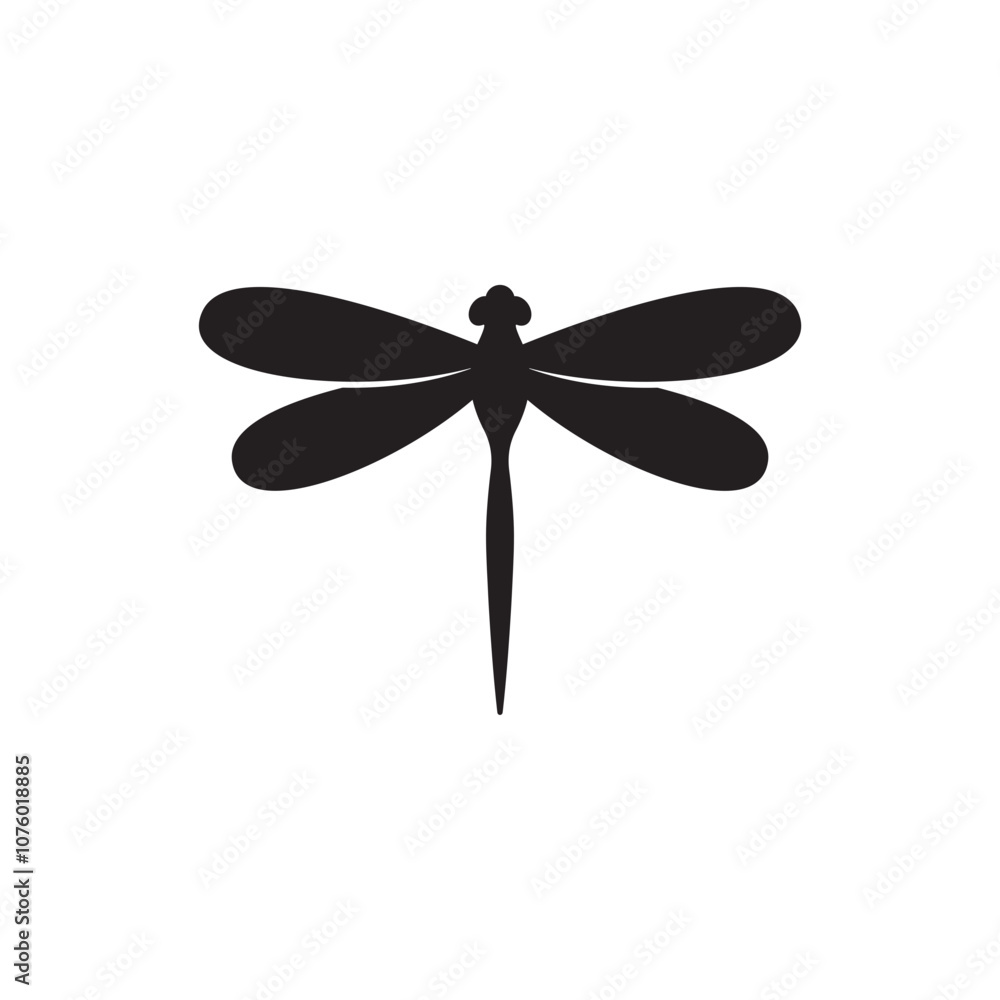 Canvas Prints dragonfly icon vector