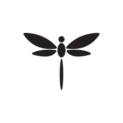 dragonfly icon vector