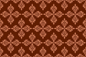 Geometric ethnic oriental ikat pattern traditional Design for background,carpet,wallpaper,clothing,wrapping,Batik,fabric,Vector illustration.embroidery style.
