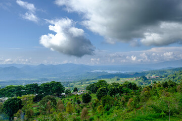 beautiful view during the day and taken at high altitude