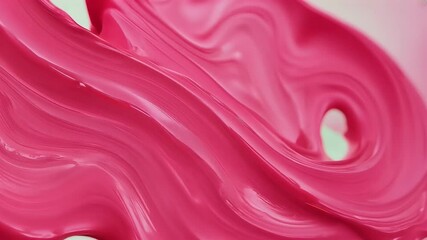 sthetic texture demonstration red magenta liquid lipstick showcasing vibrant Viva shade 2025 abstract brush strokes magentatinted cream highlighting bold modern appeal makeup cosmetic visuals