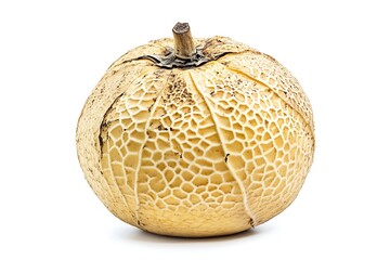 Honeydew melon isolated on a white background, close up