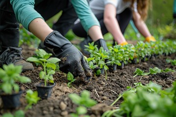 Planting New Life in a Garden