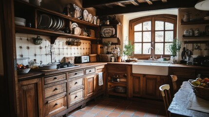 Rustic Kitchen Interior