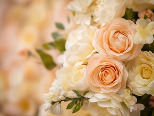 Obraz premium Bouquet of flowers close-up