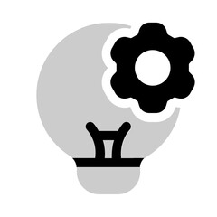 improvement ideas icon with bulk style, perfect for user interface projects