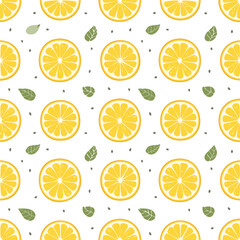Fresh Melon Fruit Seamless Pattern