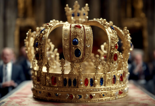 religion culture toric generative crown gothic hampton english royal gererated christianity ceremony london famous chapel queen britain jewellery anniversary united nry gold celebration detail 