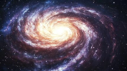 Spiral Galaxy in Space