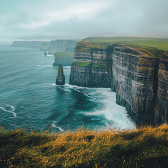 cliffs of moher at sunset