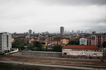 view of the city from tower