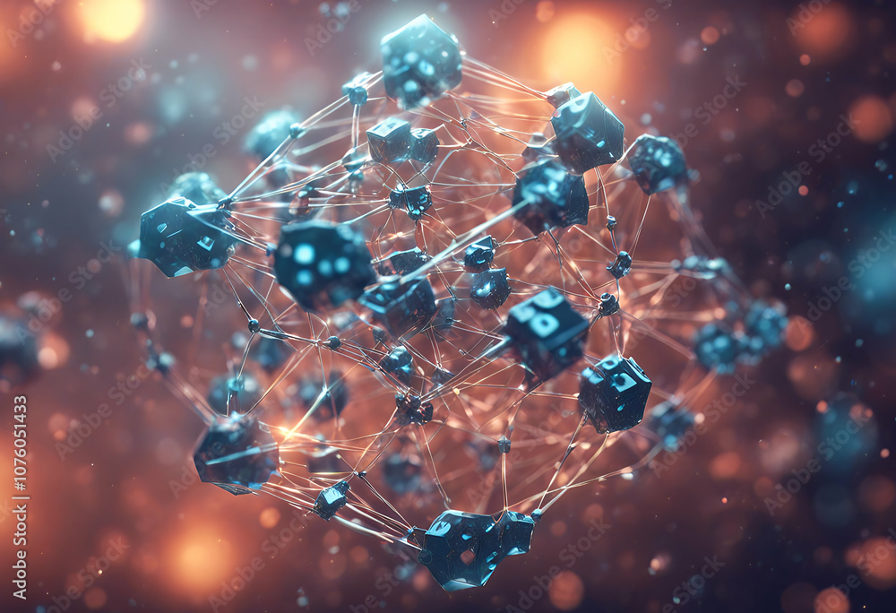 Poster data intelligence big worldwide render technology datum modern bsite connect electronic line b creat